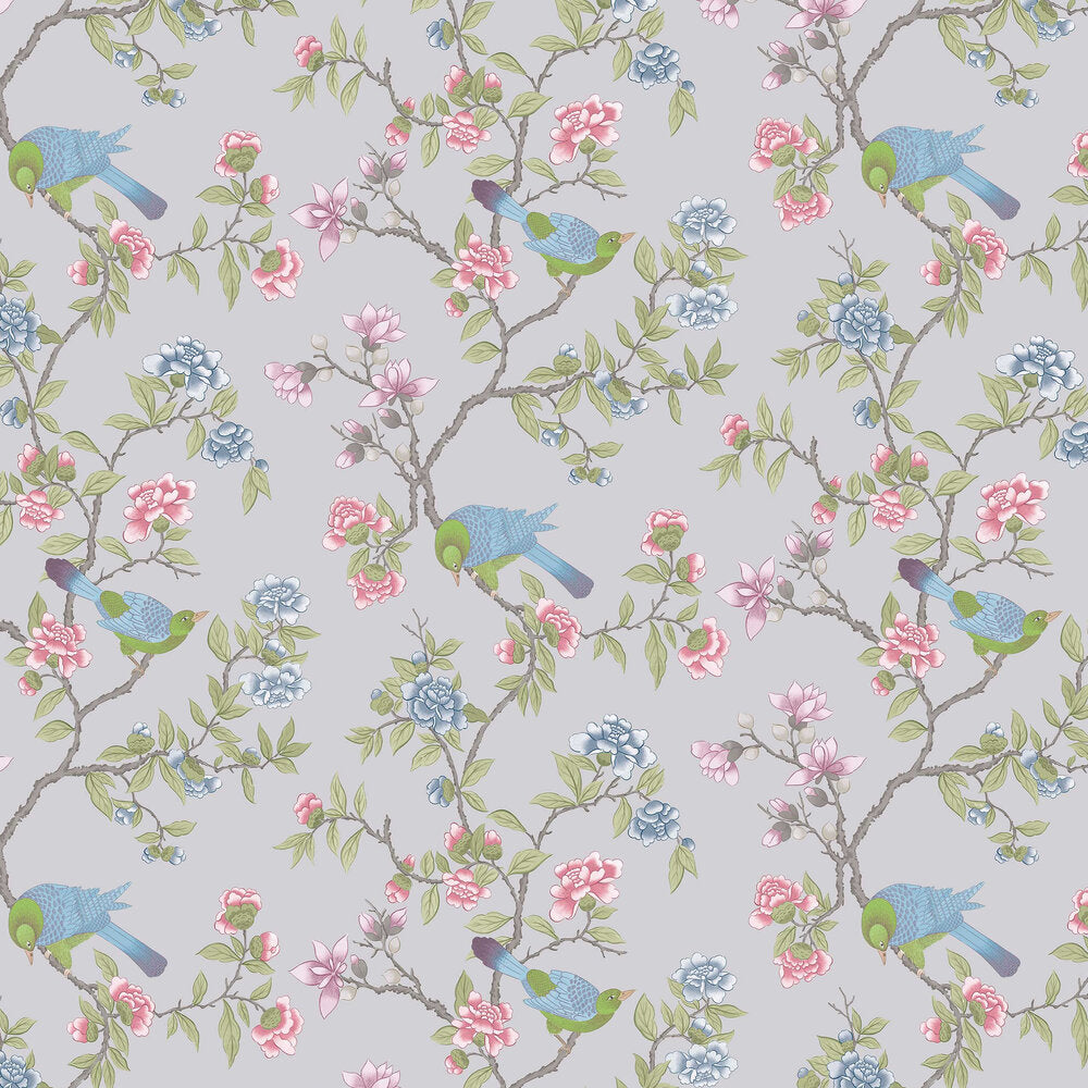0267ADFRENC - Aderyn Wallpaper - French Grey - Little Greene