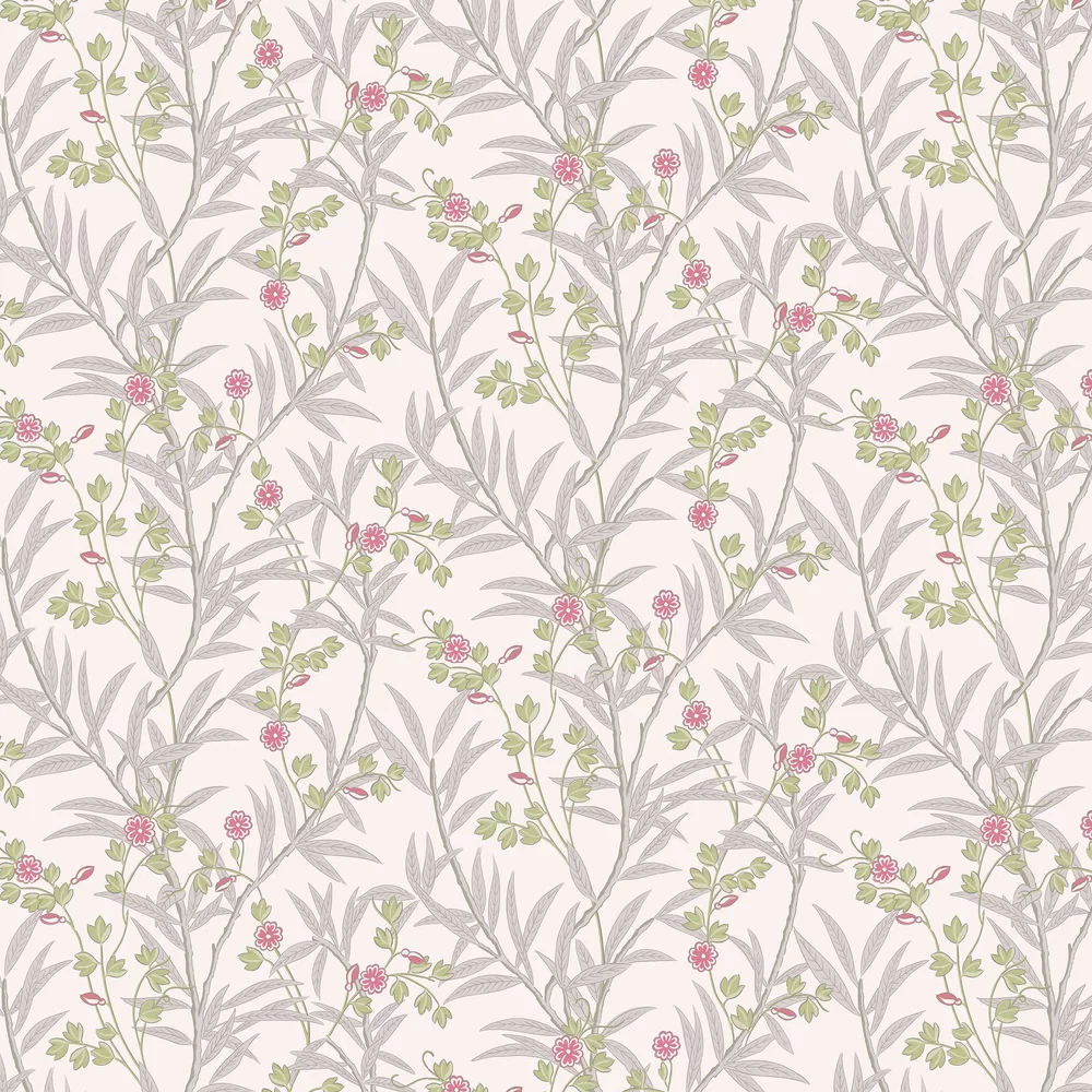 0267BALEATH - Bamboo Floral Wallpaper - Leather - Little Greene