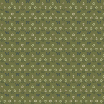 0267BUGARDE - Burges Butterfly Wallpaper - Garden - Little Greene