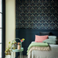 0267BUHICKS - Burges Butterfly Wallpaper - Hicks' Blue - Little Greene