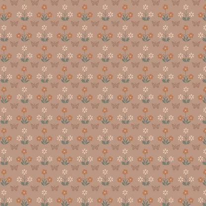 0267BUMASQU - Burges Butterfly Wallpaper - Masquerade - Little Greene