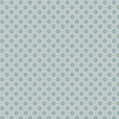 0267DIBONEC - Ditsy Block Wallpaper - Bone China Blue - Little Greene