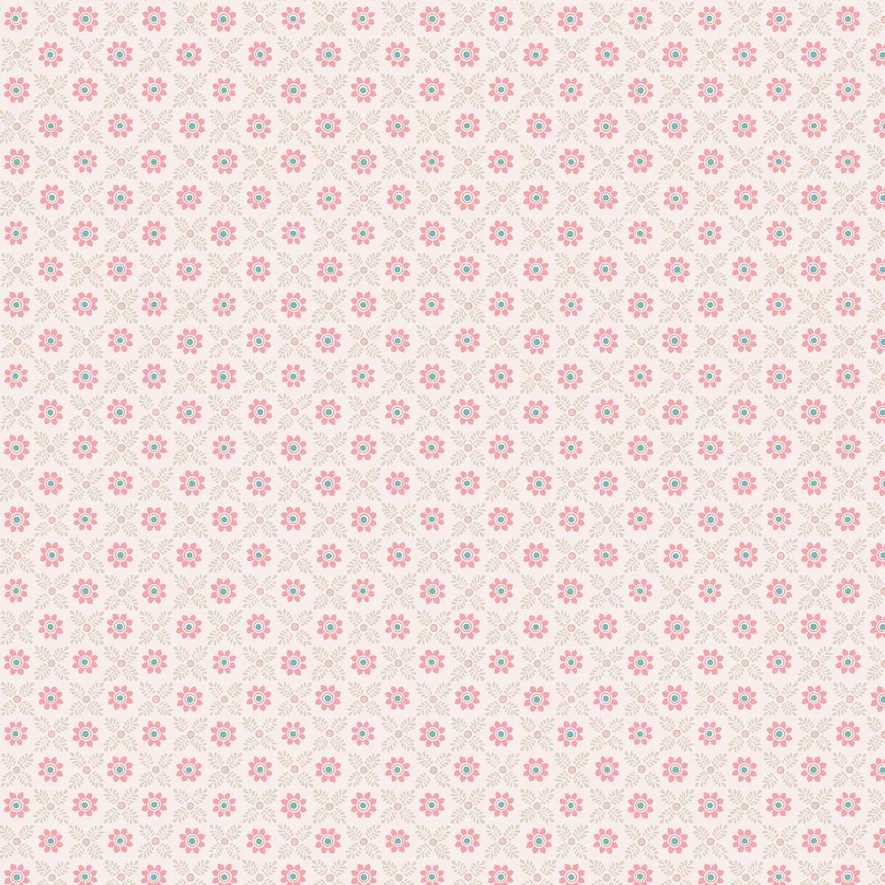 0267DICARMI - Ditsy Block Wallpaper - Carmine - Little Greene