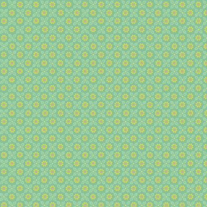 0267DIGREEN - Ditsy Block Wallpaper - Green Verditer - Little Greene