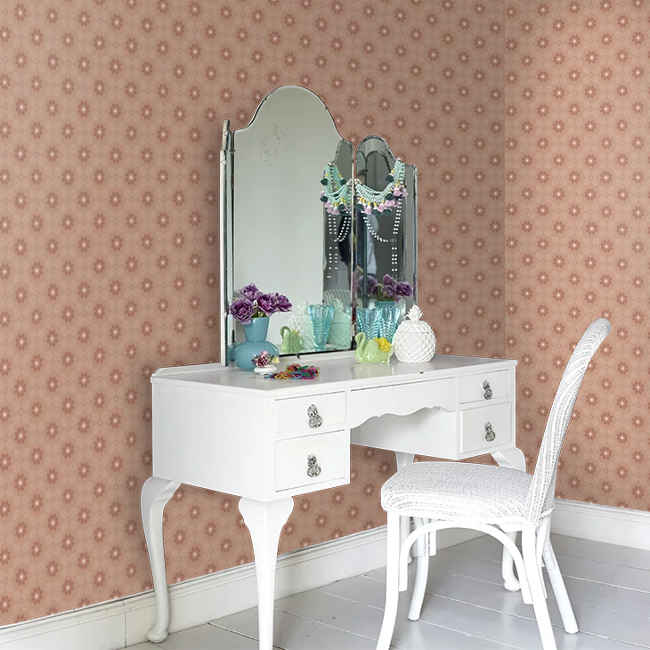 0267DIMASQU - Ditsy Block Wallpaper - Masquerade - Little Greene