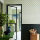 0267DIPHTHA - Ditsy Block Wallpaper - Phthalo - Little Greene