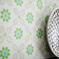 0267DIPHTHA - Ditsy Block Wallpaper - Phthalo - Little Greene