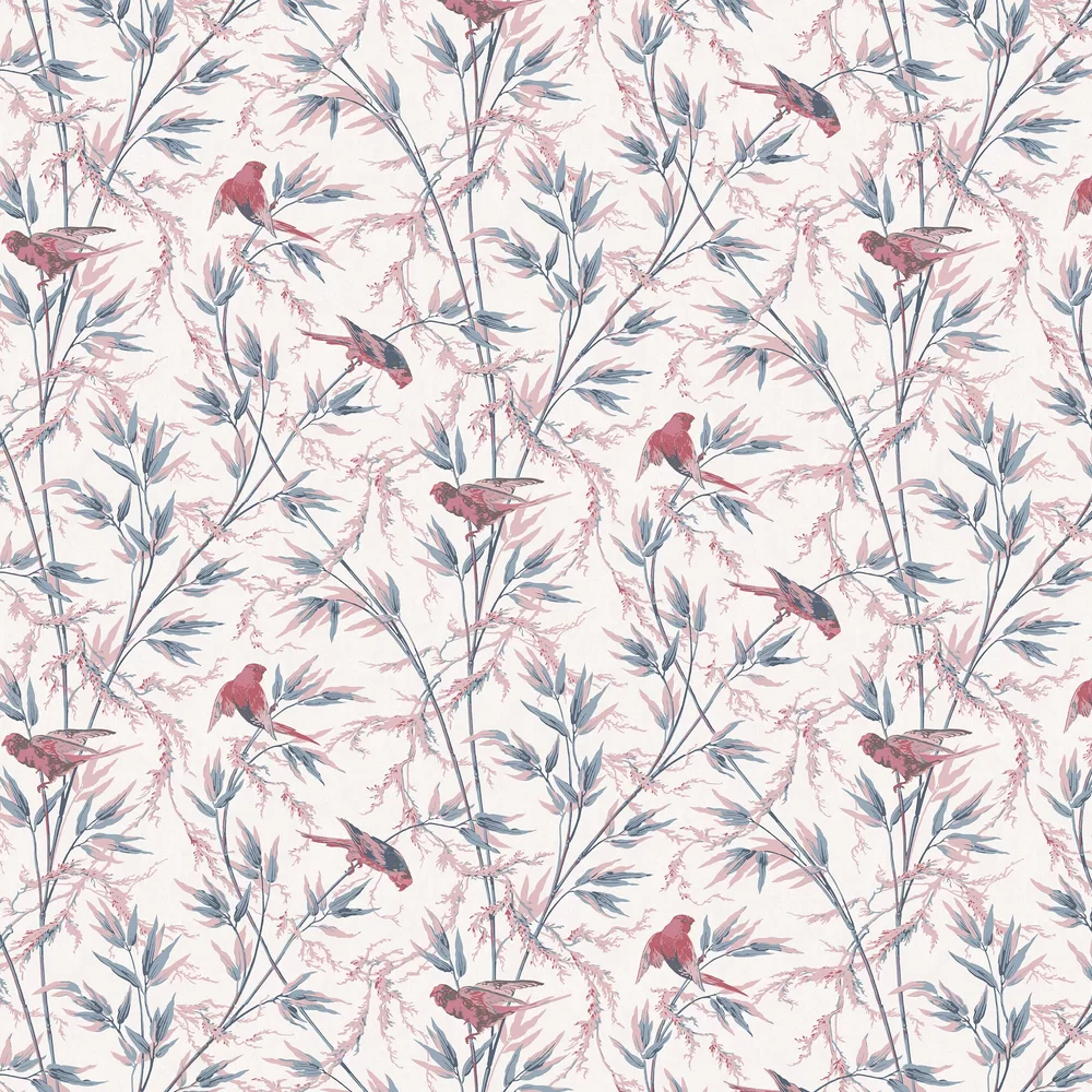 0267GOCARMI - Great Ormond St Wallpaper - Carmine - Little Greene