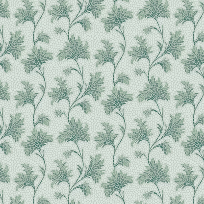 0267MOAQUAM - Mosaic Trail Wallpaper - Aquamarine - Little Greene
