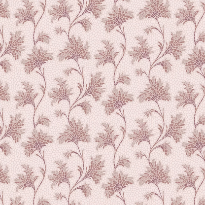 0267MOBLUSH - Mosaic Trail Wallpaper - Blush - Little Greene