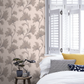 0267MOSLAKE - Mosaic Trail Wallpaper - Slaked Lime - Little Greene