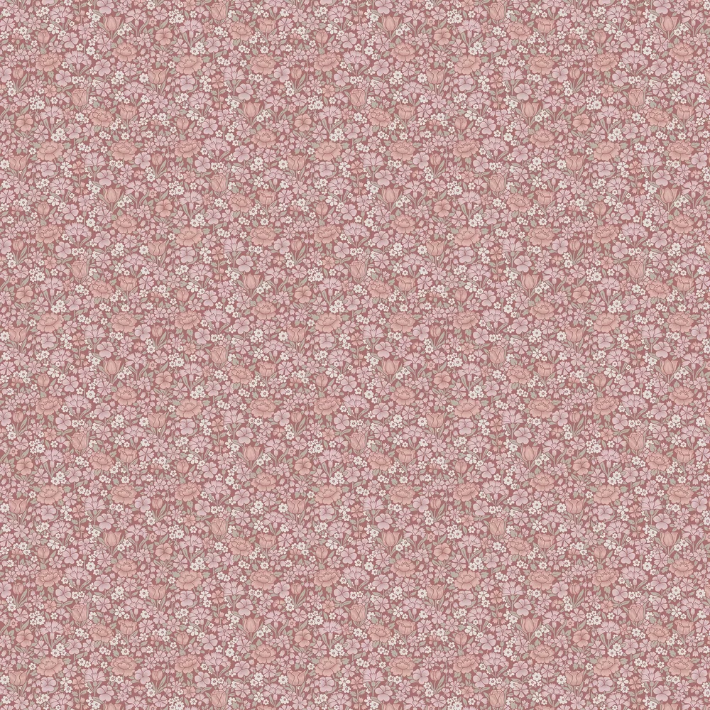 0267SPBLUSH - Spring Flowers Wallpaper - Blush - Little Greene