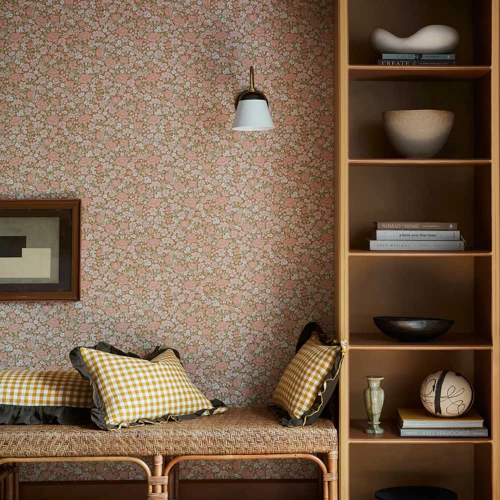 0267SPBOMBO - Spring Flowers Wallpaper - Bombolone - Little Greene