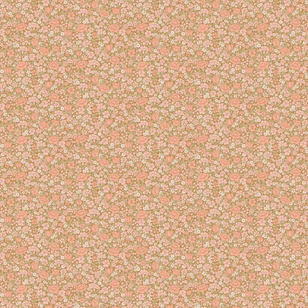 0267SPBOMBO - Spring Flowers Wallpaper - Bombolone - Little Greene