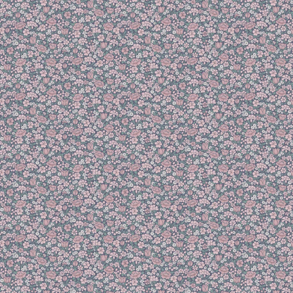 0267SPJUNIP - Spring Flowers Wallpaper - Juniper - Little Greene