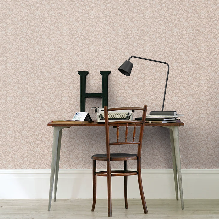 0267SPPORTL - Spring Flowers Wallpaper - Portland Stone - Little Greene