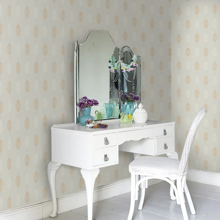 0271CNDAYBR - Cones Daybreak Wallpaper - Soft Blue - Little Greene