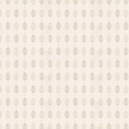 0271CNLINTZ - Cones Lint Wallpaper - Brown / Off White - Little Greene