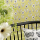 0271FLACIDD - Florette Acid Drop Wallpaper - Black / White / Lime - Little Greene