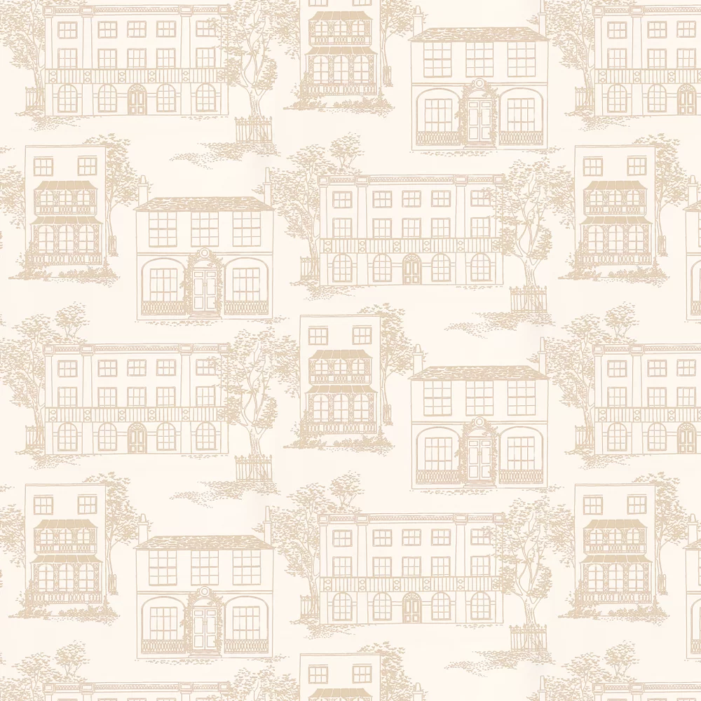 0271HACLOIS - Hampstead Wallpaper - Beige - Little Greene