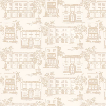 0271HACLOIS - Hampstead Wallpaper - Beige - Little Greene