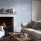 0271HAJAMES - Hampstead Wallpaper - James Blue - Little Greene