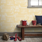 0271HAYELLO - Hampstead Wallpaper - Yellow - Little Greene