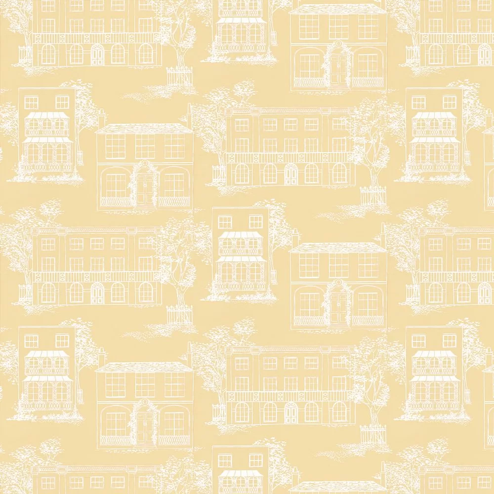 0271HAYELLO - Hampstead Wallpaper - Yellow - Little Greene