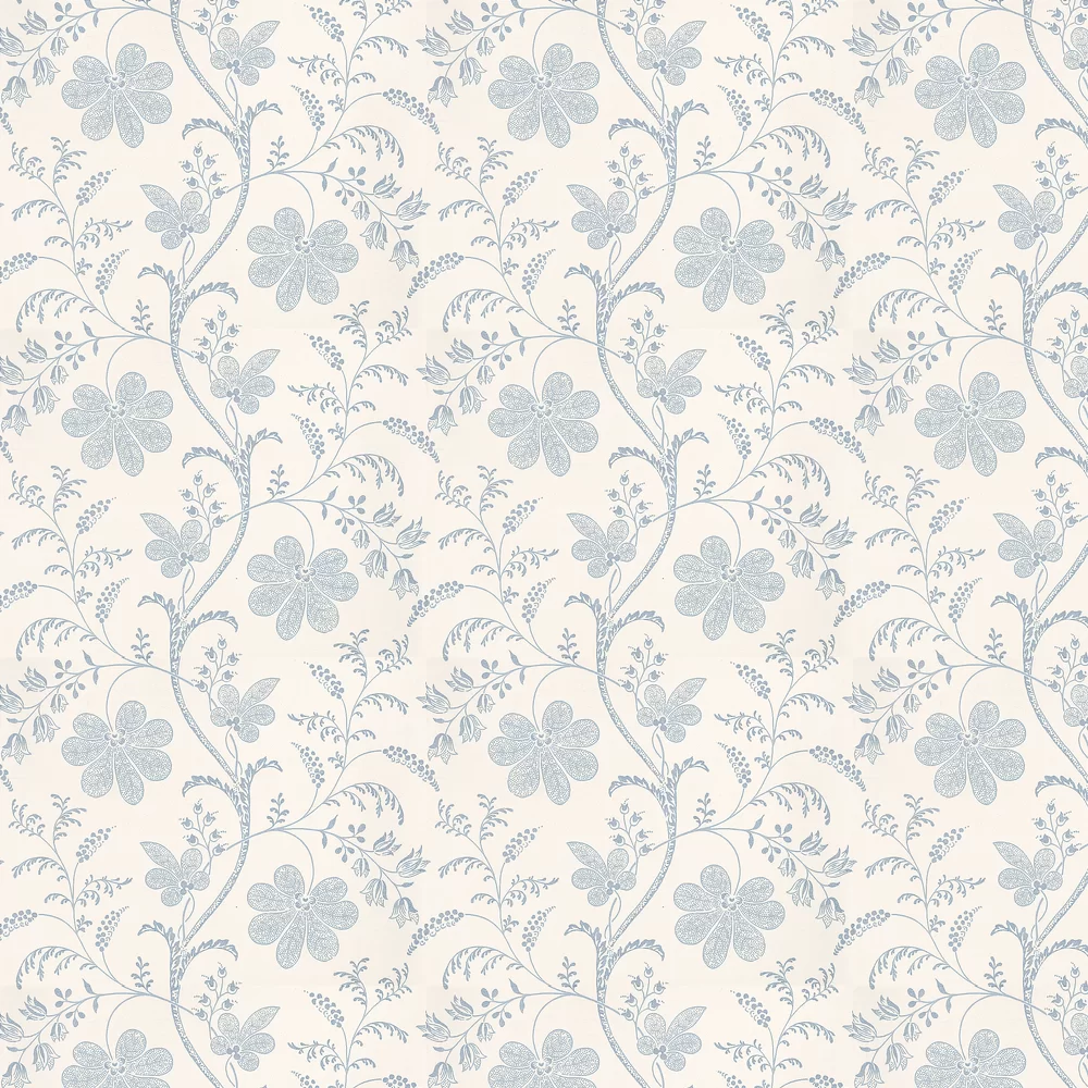 0273BEPORCE - Bedford Square Wallpaper - China Blue / White - Little Greene