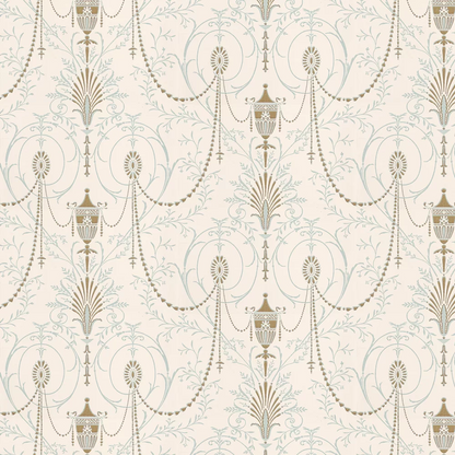 0273MACRYST - Marlborough Wallpaper - Crystal - Little Greene