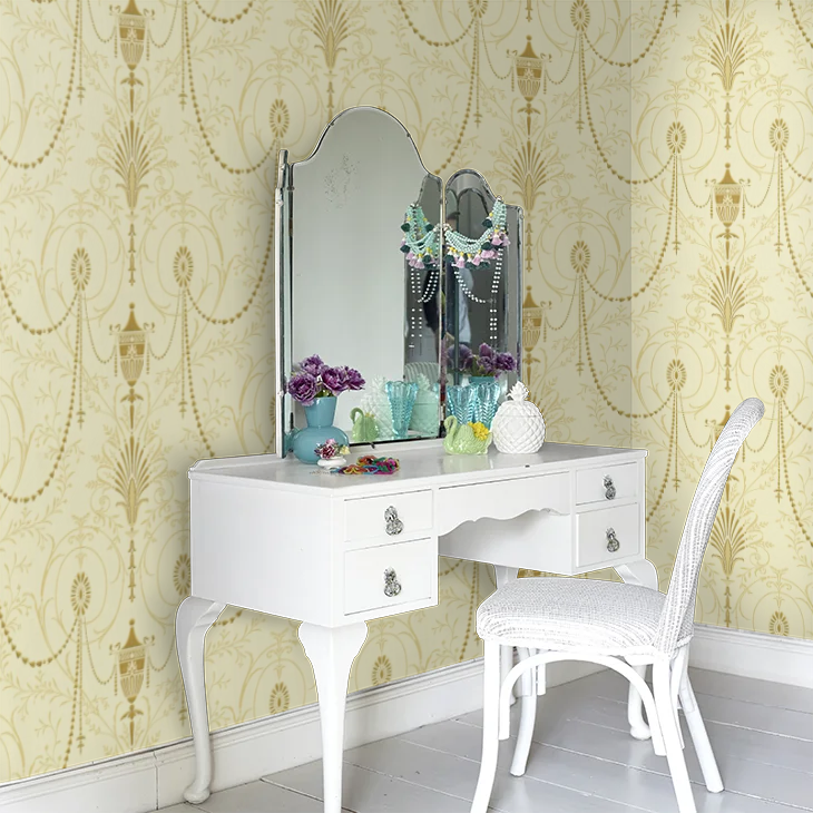 0273MAJEWEL - Marlborough Wallpaper - Jewel - Little Greene