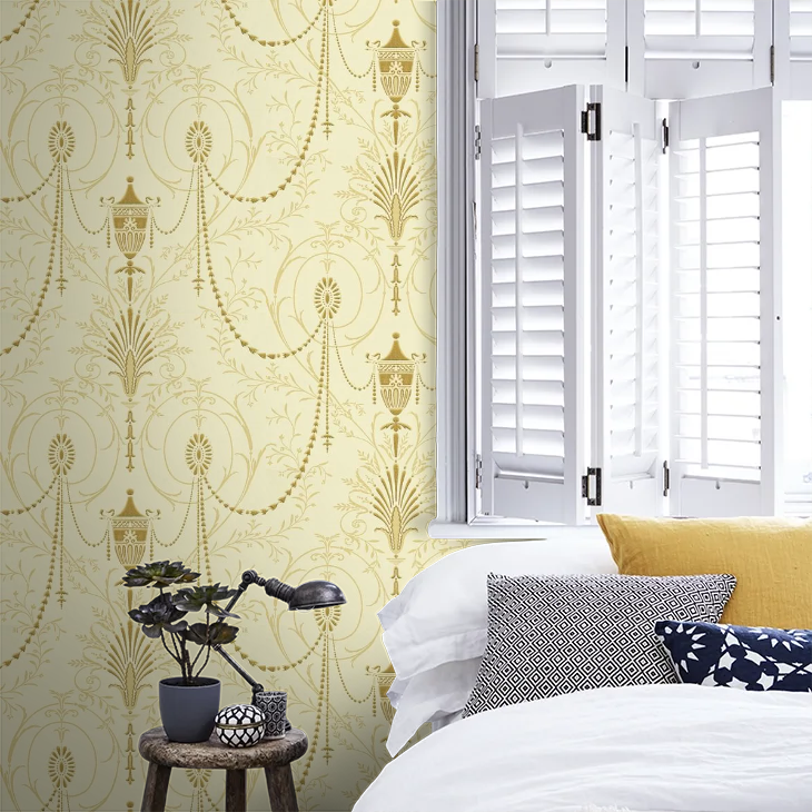 0273MAJEWEL - Marlborough Wallpaper - Jewel - Little Greene