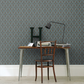 0277BACELES - Bayham Abbey Wallpaper - Blue - Little Greene