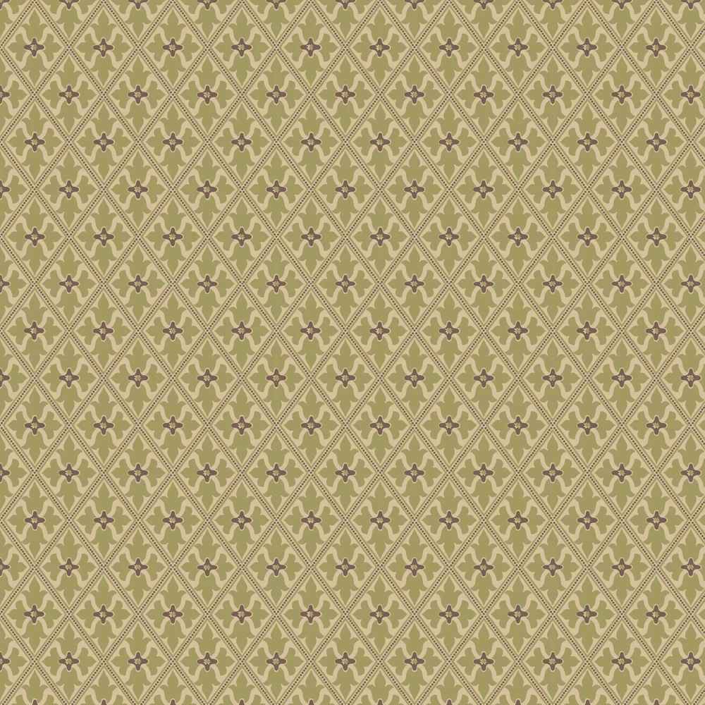 0277BACITRI - Bayham Abbey Wallpaper - Citrine - Little Greene