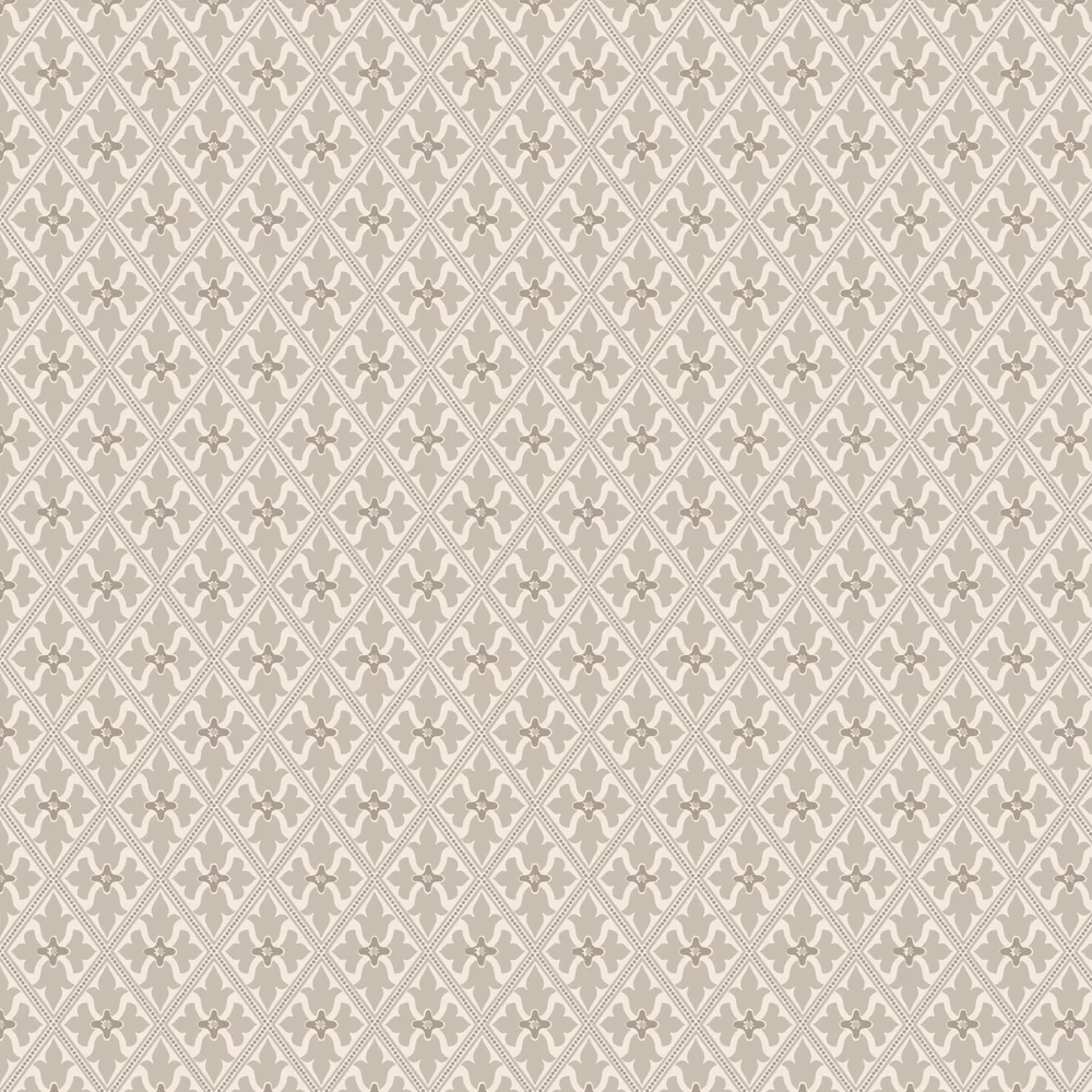 0277BAPORTL - Bayham Abbey Wallpaper - Pale Grey and Stone - Little Greene