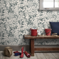 0280FEOFFBL - Fern Wallpaper - Charcoal / Grey - Little Greene