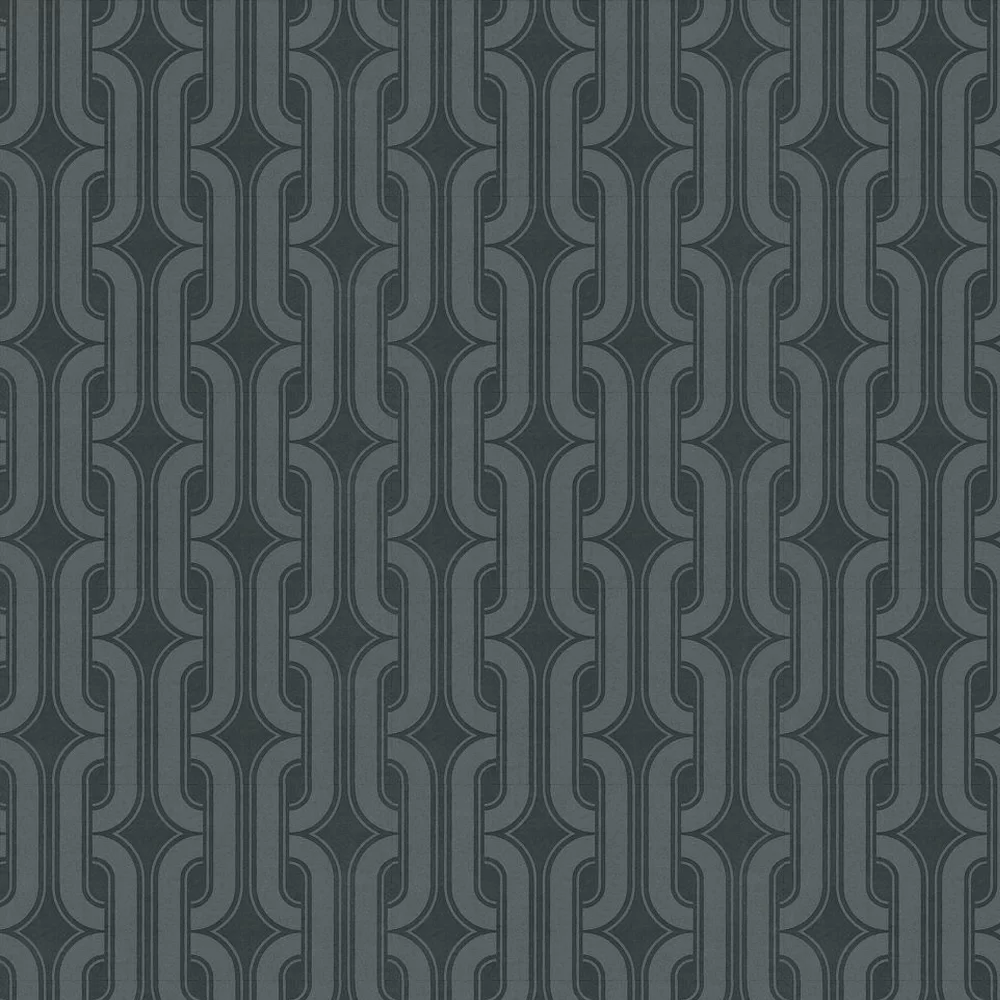 0280LACINDER - Lavaliers Wallpaper - Dark Grey - Little Greene