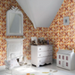 0280STMARIG - Starflower Wallpaper - Orange - Little Greene
