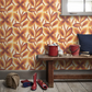 0280STMARIG - Starflower Wallpaper - Orange - Little Greene