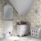 0280STPLATI - Starflower Wallpaper - Platinum - Little Greene