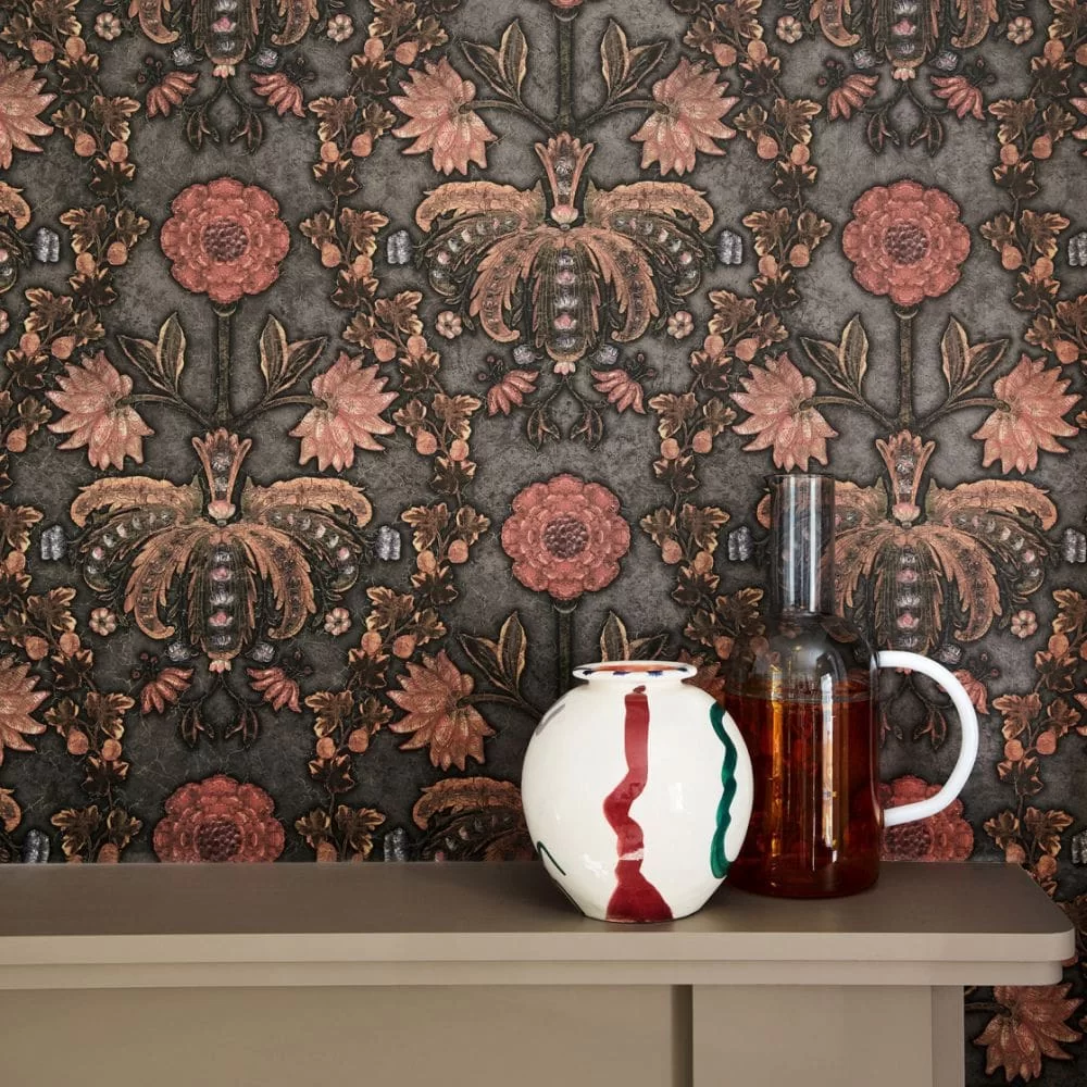 0282NBHIDEZ - New Bond Street Wallpaper - Hide - Little Greene