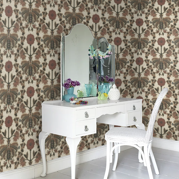 0282NBSCROL - New Bond Street Wallpaper - Scroll - Little Greene