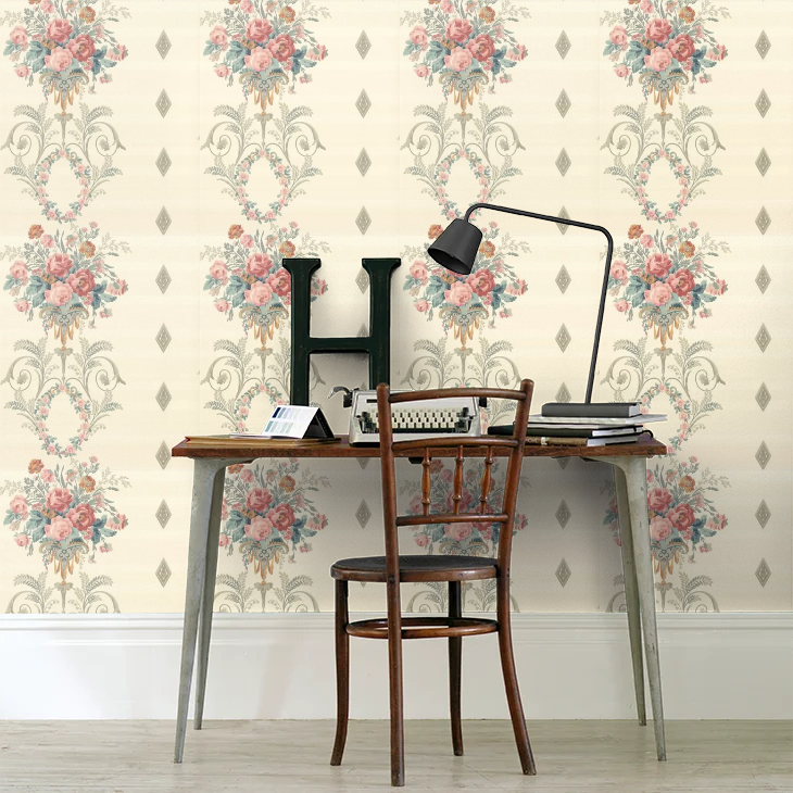 0284PAGALLI - Palais Wallpaper - Galliard - Little Greene