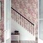0284SGBURGU - Stag Toile Wallpaper - Burgundy - Little Greene