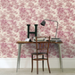 0284SGBURGU - Stag Toile Wallpaper - Burgundy - Little Greene