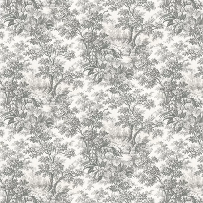 0284SGMOSSZ - Stag Toile Wallpaper - Moss - Little Greene