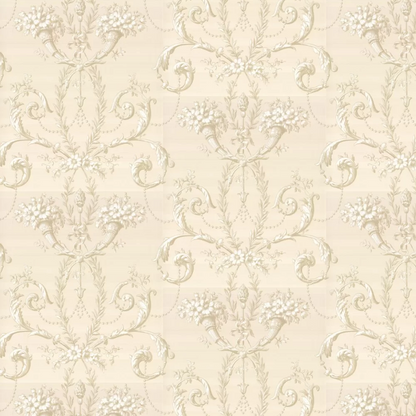 0284VEDARKP - Versailles Wallpaper - Dark Pearl - Little Greene