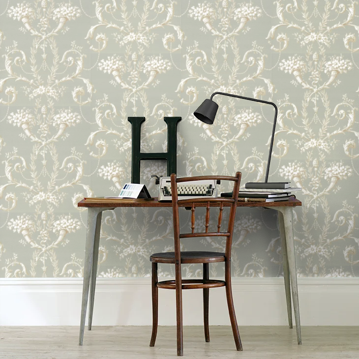 0284VEMONUM - Versailles Wallpaper - Monument - Little Greene