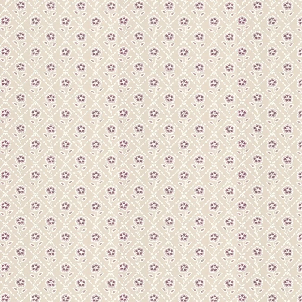0284WHCASSI - Whitehall Wallpaper - Cassis - Little Greene