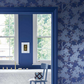 0288CASMALT - Camellia Wallpaper - Smalt - Little Greene